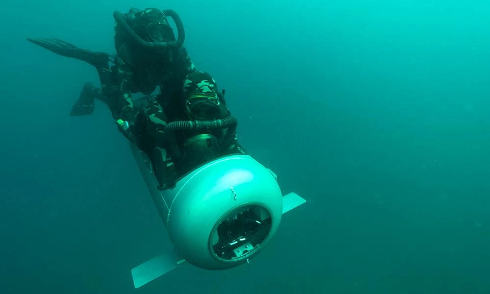 Επίδειξη Diver Propulsion Device (DPD) από Τούρκους SAT στα πλαίσια της άσκησης "Deniz Kurdu 2021"